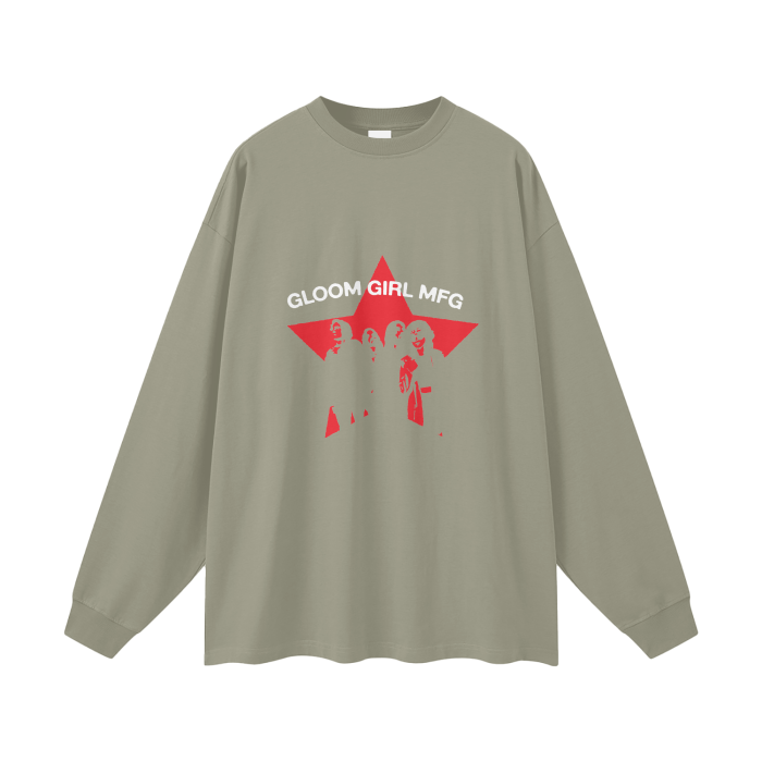 GGMFG Star 100% Cotton Long Sleeve Tee