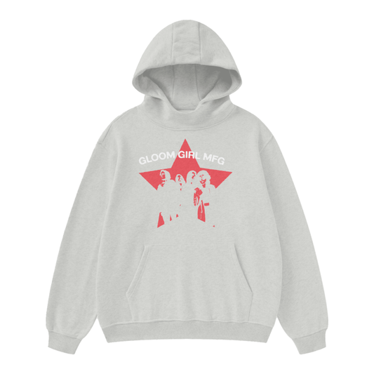 GGMFG Star High Neck Insulated Fleece Hoodie