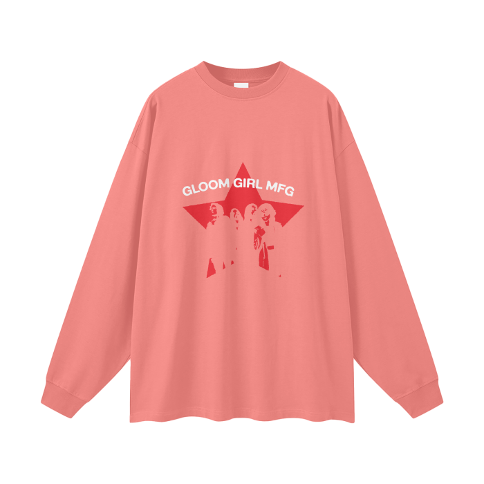 GGMFG Star 100% Cotton Long Sleeve Tee