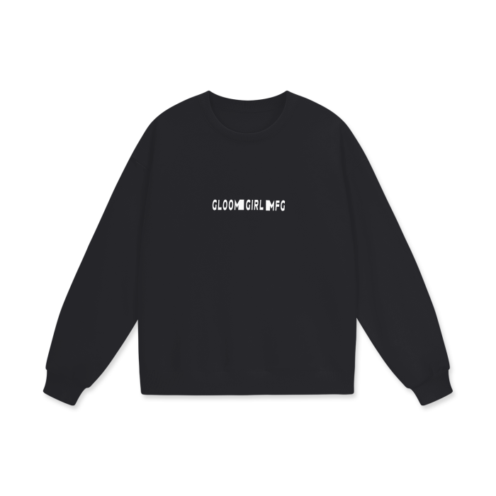 Who Done It? Crimes Crew Neck Drop Shoulder Oversized Sweatshirt