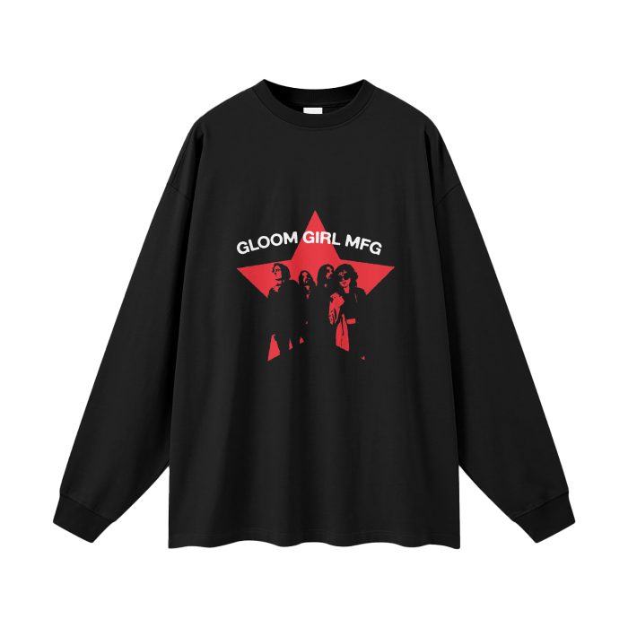 GGMFG Star 100% Cotton Long Sleeve Tee